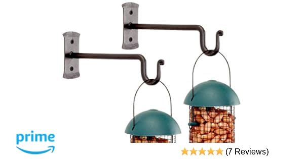 Bird Feeder Hook Wind Chime Hanger By Rtzen Decor 2 Pc Wall Mount