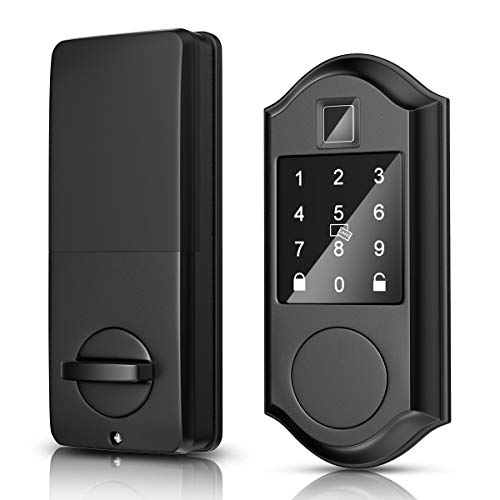 Narpult Smart Lock, Fingerprint Electronic Deadbolt Door Lock, Keyless