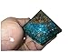 Jet Blue Chakra Orgone Pyramid Free Booklet Jet International Crystal Therapy Crystal Gemstones Copper Metal Mix Rare Healing Positive Energy