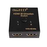 ViewHD Bi-Directional 2x1 | 1x2 HDMI AB Switch | Ultra HD | 4K | 3D | HDMI v2.0 | VHD-AB:3Ds