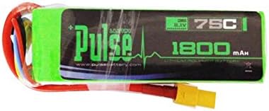 PULSE 1800mah 3S 11.1V 75C - FPV Racing Series - LiPo Battery