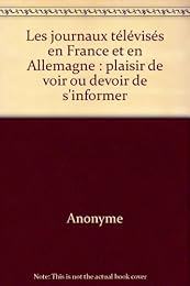 Les  journaux télévisés en France et en Allemagne