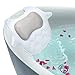 Luxury Non-Slip Spa Bath Pillow For Tub with 5D Air Mesh Technology, Machine Washable- Extra Large Size (17.7