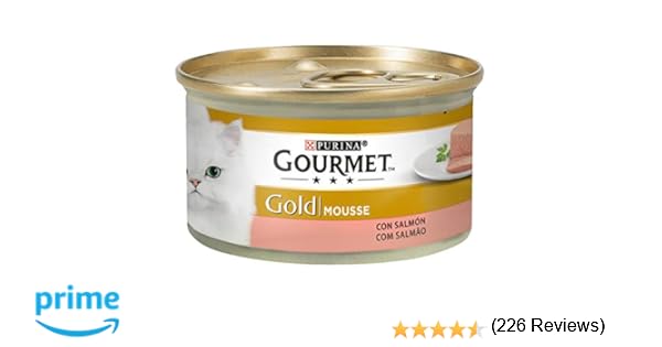 Purina Gourmet Gold Mousse comida para gatos con Salmón 24 x 85 g ...