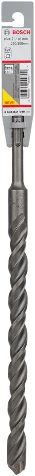 Bosch 2608831049 "SDS Plus-3" Hammer Drill Bit, 0 V, Grey, 18 x 250 x 300 mm - Image 3