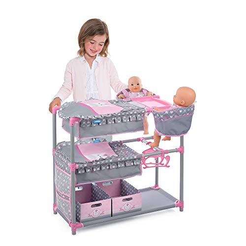 Hauck Unicorn Twin Doll Stroller with Twin Care Center Featuring Bunk