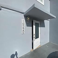 Floating House Numbers, 5 Inch Modern House