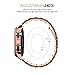 Shangpule Compatible Galaxy Watch Active (40mm) / Galaxy Watch Bands (42mm), Stainless Steel Metal Replacement Strap Bracelet Compatible Galaxy Watch Active (Rose Gold)