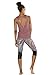 icyzone Yoga Tops Activewear Workout Clothes Open Back Fitness Racerback Tank Tops for Women (S, Grey/Mocha)