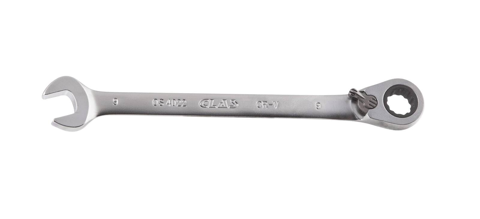 CLAS Equipements OS 4022 Reversible Ratchet Wrench 15° 9mm