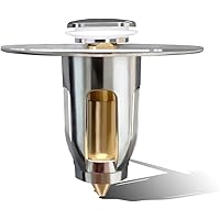 New Upgrated Edition Bathroom Sink Stopper,Bullet Core Push Type Sink Stopper Basin Pop-up Drain Filter,No Over Flow…