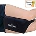 Big Ant Knee Pillow with Washable Cover- Memory Foam Orthopedic Leg Pillow Cushion Wedge for Back, Leg, Hip, Knee Pain, Pregnancy Support and Side Sleepers(Black)