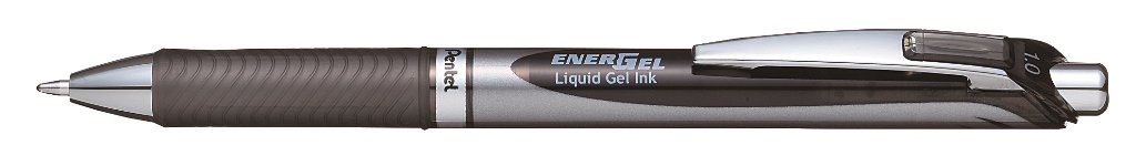 Pentel BL80-AX EnerGel Retractable Gel Ink Rollerball Pen,Black,1 mm