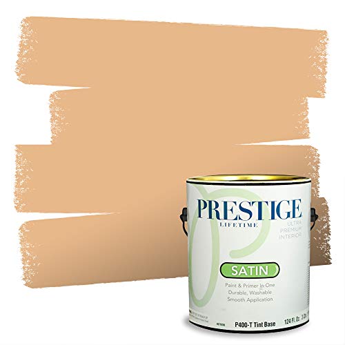 PRESTIGE Paints P400-T-117BM Interior Paint and Primer In One Satin Comparable…