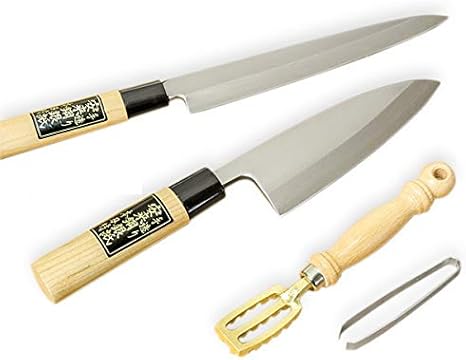 Amazon 銀三 包丁 セット 大 出刃 165mm 柳刃240mm 骨抜き うろこ取り 包丁セット オンライン通販