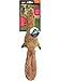 SPOT Skinneeez Plus Squirrel - Stuffing Free Dog Toy with Two Piece Rubber Body and Two Squeakers, Fun to Bite, Stuffingless Design is Great for Moderate Chewers, Tug Toy for Puppies & Dogs - 15in