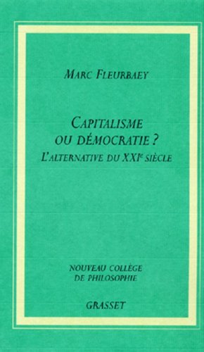 Capitalisme ou démocratie ?
