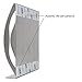 AKDSteel Toothbrush Holder Razor Stand Self Adhesive Wall Mounted - Brushed Stainless Steel