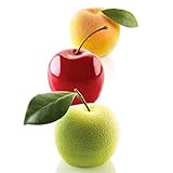 Silikomart Apple, Cherry, Peach Silicone Mold with Support - 5 Forms