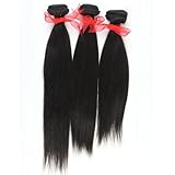 Eayon Hair® Peruvian Hair Extensions, Genuine 5a Virgin Remy Hair RAW Unprocessed, Straight, 3 Bundles/ Lot 300 Gram 10