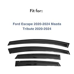 IMMORTAL GROUP Window Visor Compatible with Ford
