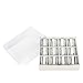 Hosley's Set of 12 Metallic Glass, Speckled Silver Finish Votive/Tea Light Holder, 3