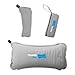 Travel Pal Therapeutic Self Inflating Lumbar Support Pillow Grey Comfortable Orthopedic Portable Inflatable Tailbone Spine Coccyx and Sciatica Pain Relief for Work Driving, Uber, Camping, Flights