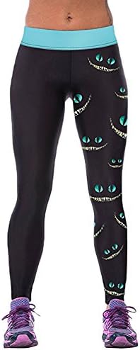 Elakaka 3D Yoga Pants for Women,High Waist Printed Leggings Women's Sport Leggings Soft Yoga Workout Pants