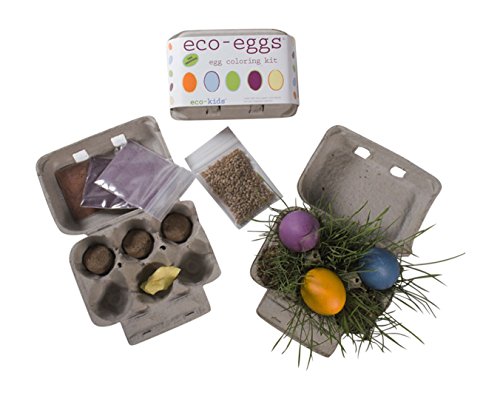 Eco-Kids Natural, Organic Easter Egg Coloring and Decorating Kit - 2 PACK