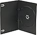 7mm Slim Single Black DVD Cases 100 Pack