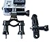 Handlebar Bike Mount Compatible with All GoPro Hero 13/12/11/10/9/8/7/6/5/4/3+/3/2/1 Models -Perfect Seatpost/Clamp for Bicycles & More -with Metal Screws + 3-Way Adjustable Pivot Arm