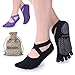 Ozaiic Yoga Socks for Women with Grips, Non-Slip Five Toe Socks for Pilates, Barre, Ballet, Dance, Workout, Fitness