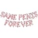 Same P Forever Rose Gold Balloons | Rose Gold Bachelorette Party Decorations | Hen Party Decor, 16inch
