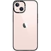 CASETiFY Compact iPhone 13 Case [2X Military Grade Drop Tested / 4ft Drop Protection] - Clear Black