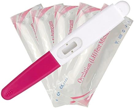 KOUDOU 25 Ovulation Test Sticks Midstream Ovulation Predictor Kit LH Test