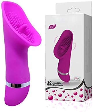 LeoTail Tongue Vibrate Massager - Oral Tongue Simulator for Women - Waterproof 30-frequency Vibration Massage Stick - Multi Speed Wireless Clitorial Sucking Toy for Adult Couples - Purple