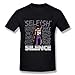 Men's Kobe Bryant 24 Silence The Critics T-shirt Black