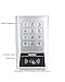 LONGWO BK2-EH Access Control Keypad Door Entry Device Gate Opener Keypad Rugged Metal Waterproof Housing Read HID and EM Card Wiegand Input/Output