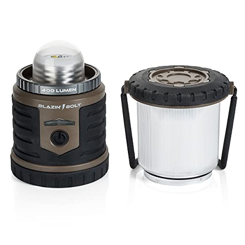 Blazin Bolt 400 Lumen Brightest LED Rechargeable Lantern Hurricane