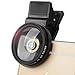 Professional Mobile Phone Filter 37mm 12.5X Close Up Macro Filters Lens with 37mm Clip for iPhone Samsung Android Most Smartphones