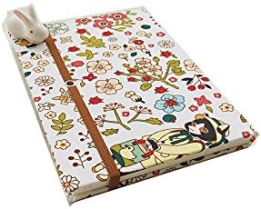 GDpowerseller Handcraft Cloth Diaries Watercolour Painting Notebook Sketch Colors Sketchbook Kitty 300g (64K Coarse grain paper)