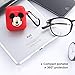Pocoolo Airpods Case Airpods Accessories Protective Silicone Cover and Skin with Carabiner for Apple Airpods Charging Case (Mickey)