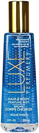 Luxe Perfumery Hair and Body Perfume Mist, Aqua Moon, 8 Fluid Ounce