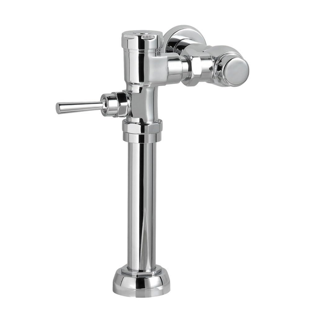 Photo 1 of American Standard 6047121.002 Ultima Manual Toilet Flush Valve, Piston-Type, 1.28 GPF, Polished Chrome