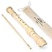 Eastar ERS-21GN ABS German Descant Soprano Recorder C Key With Fingering Chart Cleaning Rod and Bag,Natural