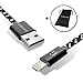 Go Beyond(TM) 3FT 1M iPhone iPad Strong Nylon Braided 8 Pin to USB Sync and Charge Cable for iPhone 7 / 6 / 5 / SE / iPad Mini / iPad Air / iPad Pro / iPod Touch (Black)