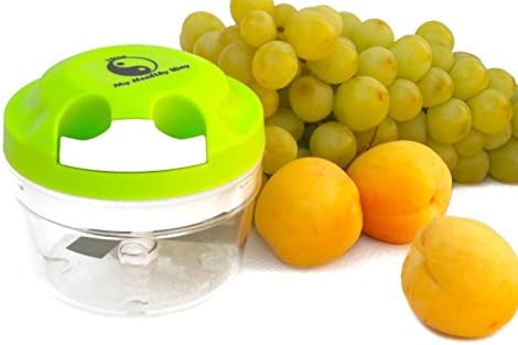 My Healthy Way-mini Food Chopper-Green-Manual Operation-Food Processor-Portion Control -PBA Free