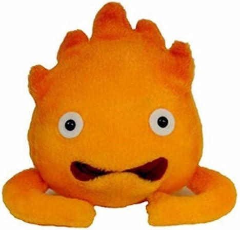Howl's moving Castle calcifer fluffy bean bag plush size M