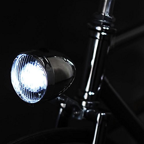 NNDA CO Hot Retro Bicycle Vintage Bike Accessory Front Light Bracket 3LED Headlight Lamp