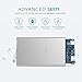 [Built-in Lightning Cable] MoKo 6000mAh Power Bank, Ultra Compact External Battery Charger with Apple MFi Certified Lightning, iPhone X/8/8 Plus, Samsung Galaxy S9/S9+/S8/Note 8, ipad Pro 10.5, SILVER
